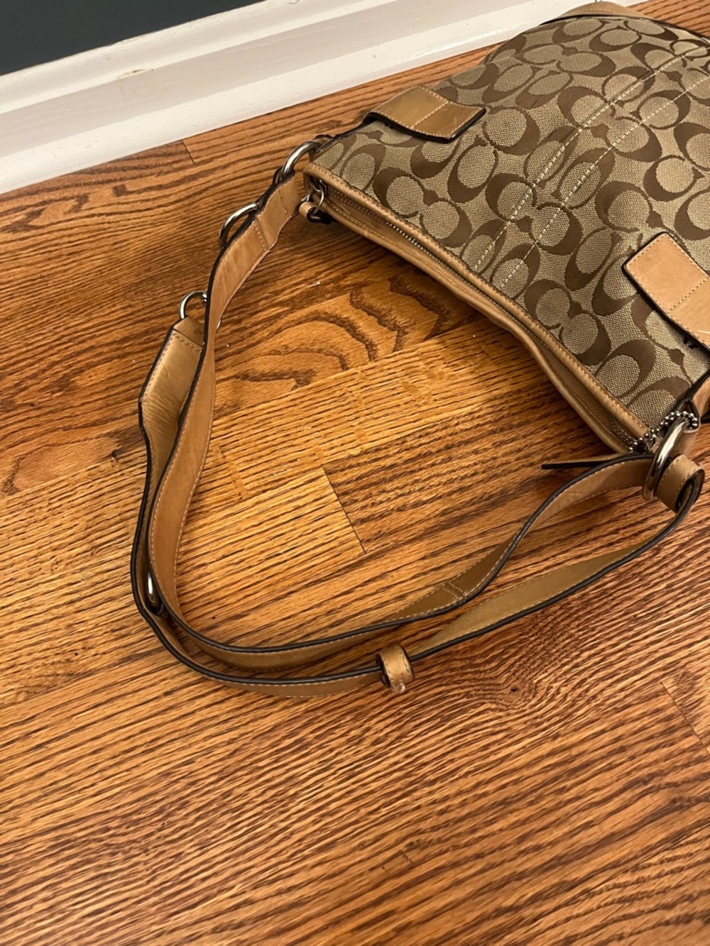 Coach Signature Canvas Soho Y2K Shoulder Purse - Picture 6 of 14